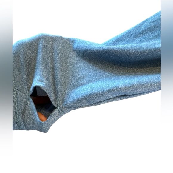 EDDIE BAUER Ladies Funnel Neck Long Sleeve Top Blue Large - Picture 2 of 12